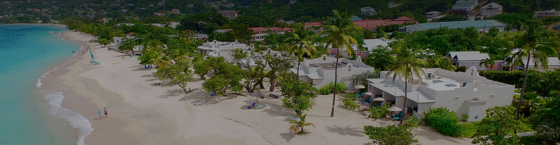 Spice Island Beach Resort aerial view