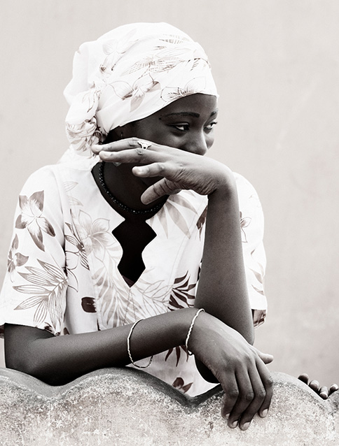 Portrait of a Grenadian woman