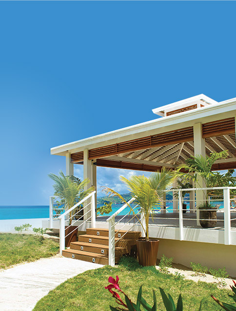 Yoga pavilion at Spice Island Beach Resort